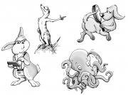 Margin characters